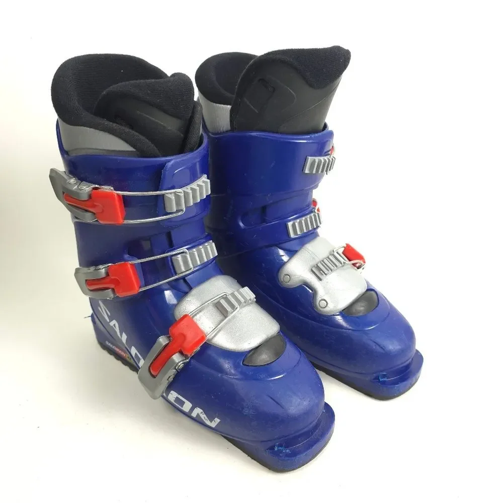 Salomon Performa T3 Ski Boots Blue Men’s 6 / Women’s 7.5 Mondo 24.5 Snow Winter